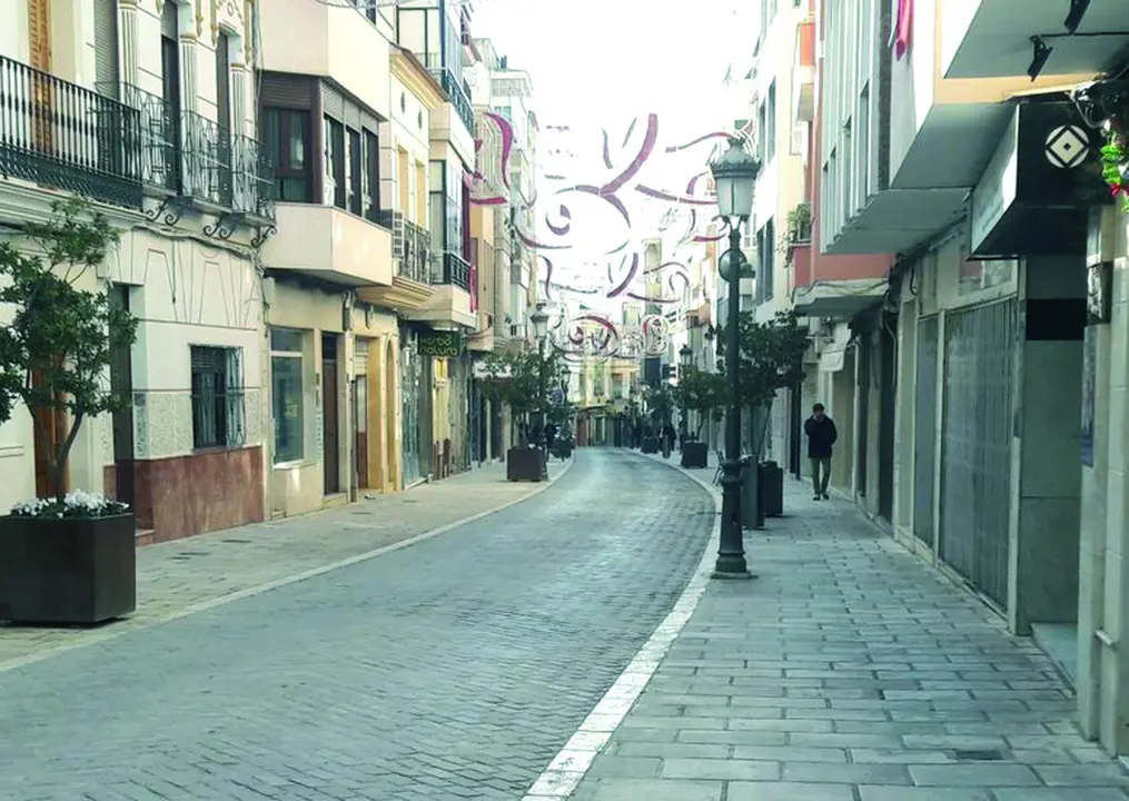 Vista de la calle Aguilar.