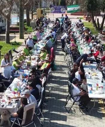 Participantes en la acampada de autocaravanas en Marmolejo. | Ayuntamiento de Marmolejo