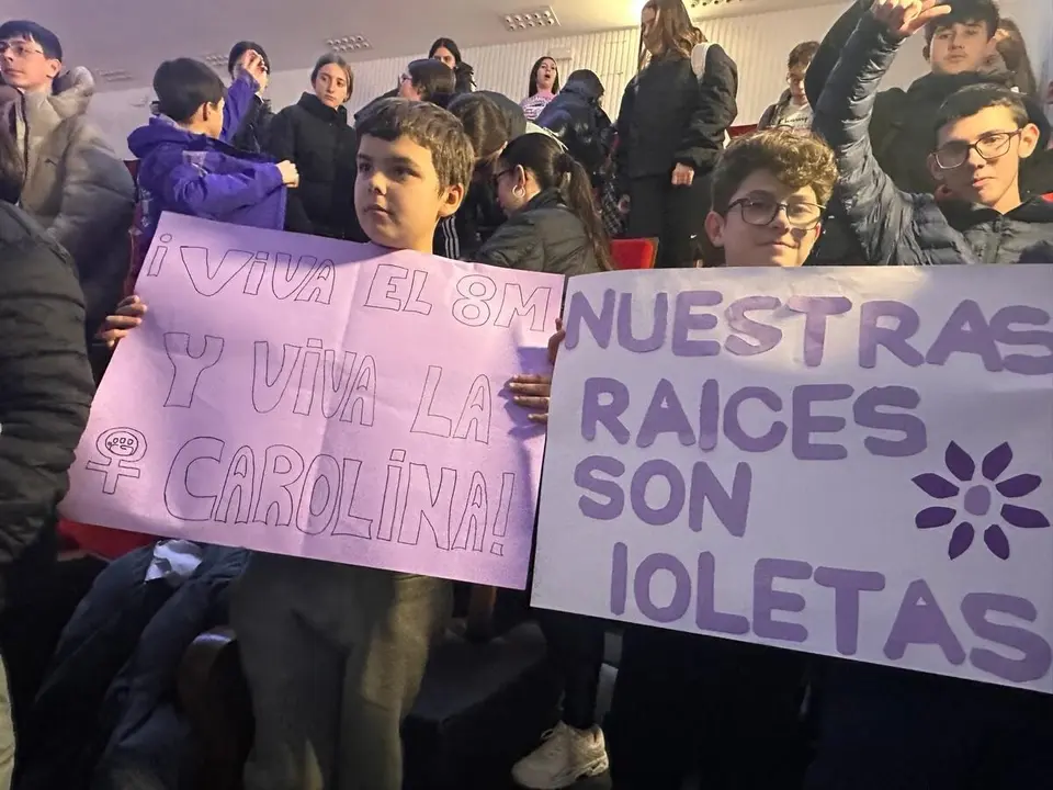Alumnos del IES Pablo de Olavide de La Carolina.