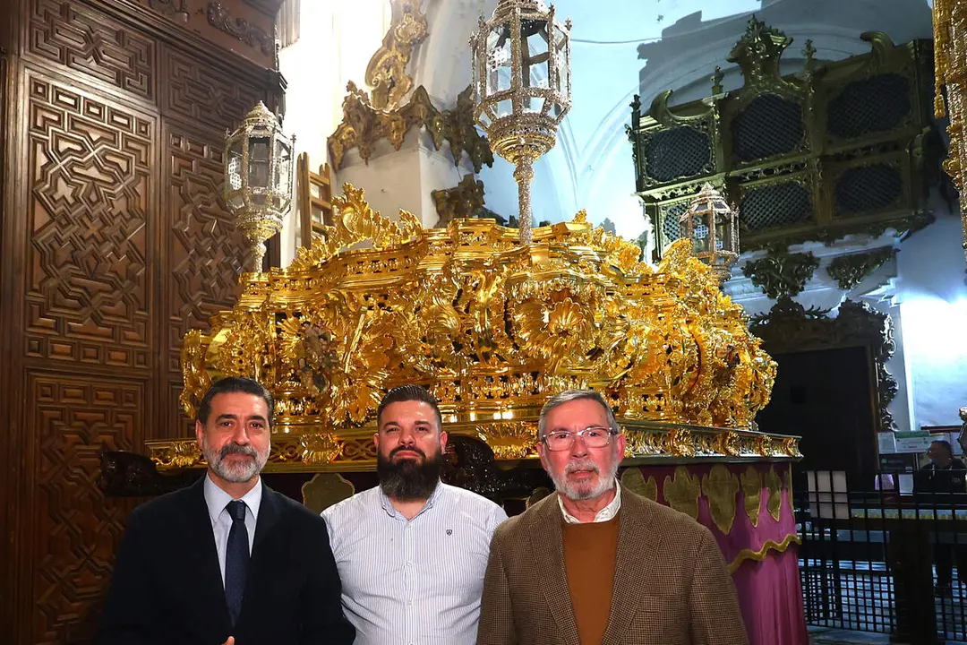 Dorado del paso del Nazareno. | Nazareno de Santa Mar&iacute;a.