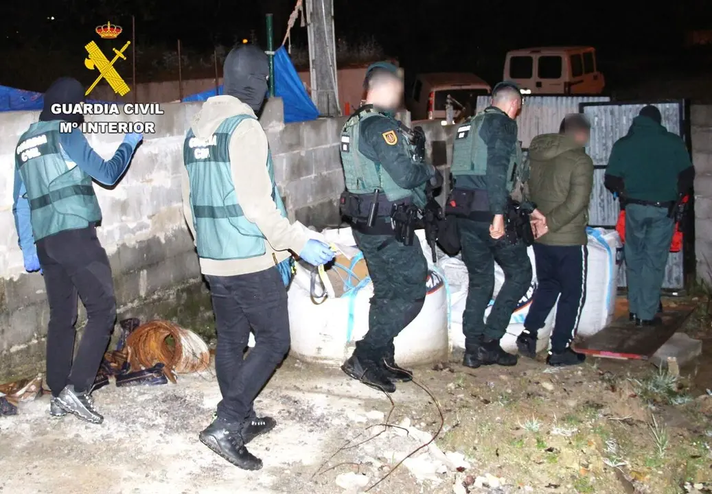 El clan detenido por tr&aacute;fico de drogas y armas en Cantabria. | Europa Press.
