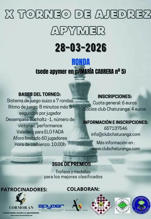 Apymer. X Torneo de Ajedrez