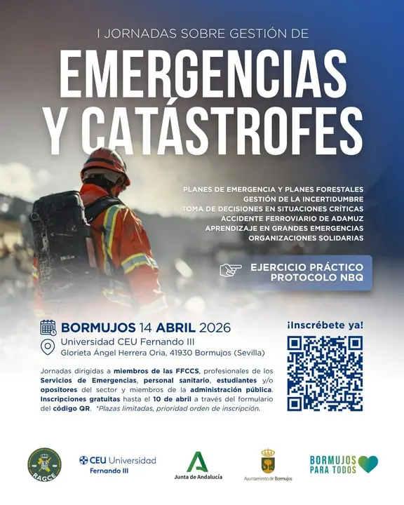I Jornada sobre gesti&oacute;n de Emergencias y Cat&aacute;strofes.| AYTO BORMUJOS