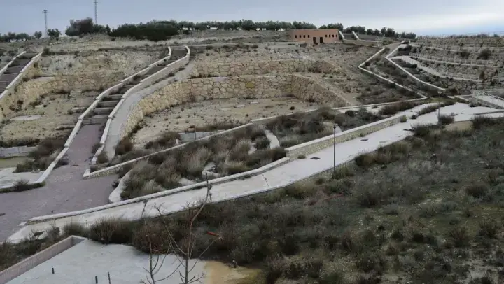 Estado de las obras del proyecto de parque acu&aacute;tico para Ja&eacute;n.