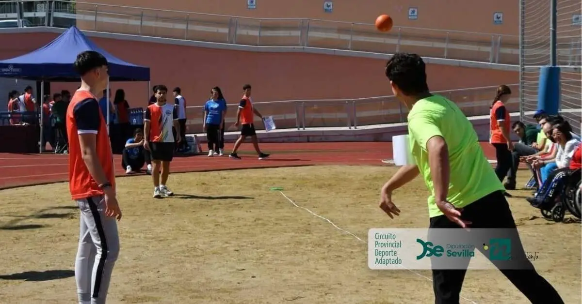 Tomares acoge la primera jornada del circuito provincial de deporte adaptado.| DIPUTACION