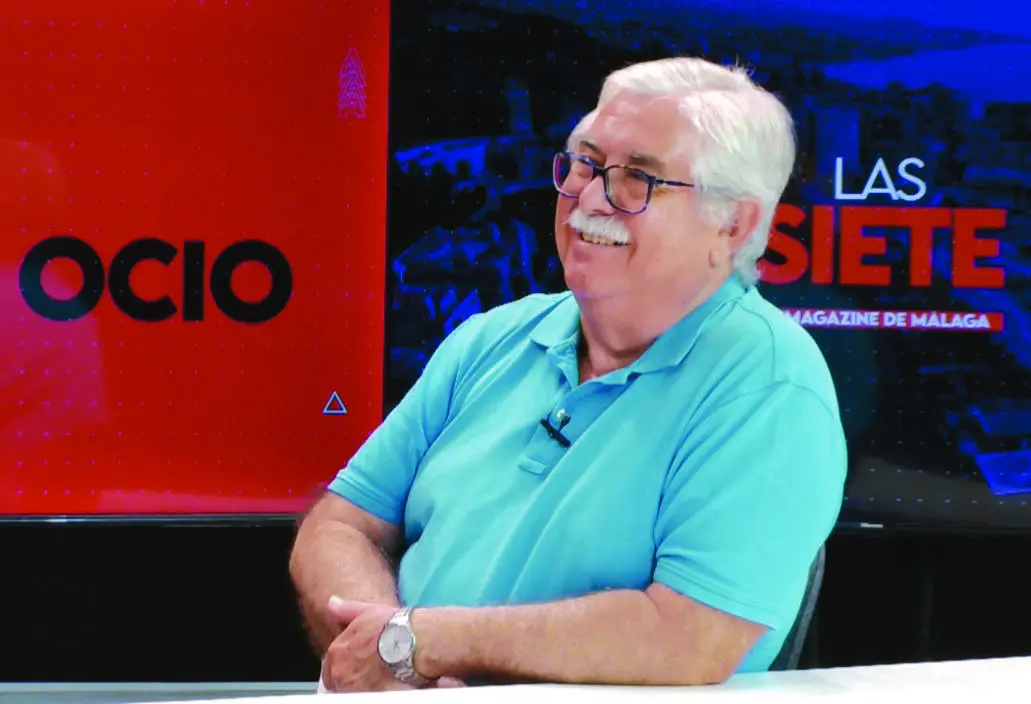 Diego Ceano en el programa Las Siete./7 TV M&aacute;laga.