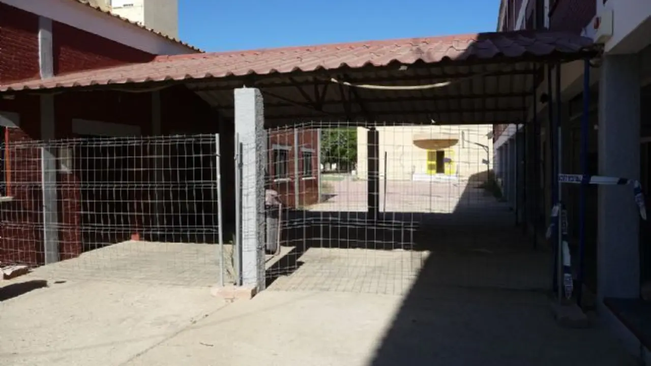 Imagen del estado actual del Colegio Reggio a una semana de iniciarse las clases - 