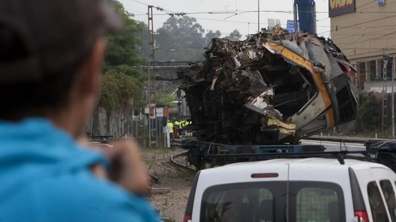 El tren siniestrado - EFE