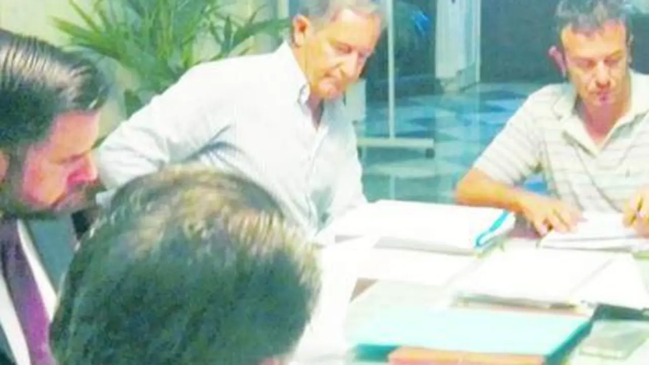 Reuni&oacute;n con los portavoces - M.F.