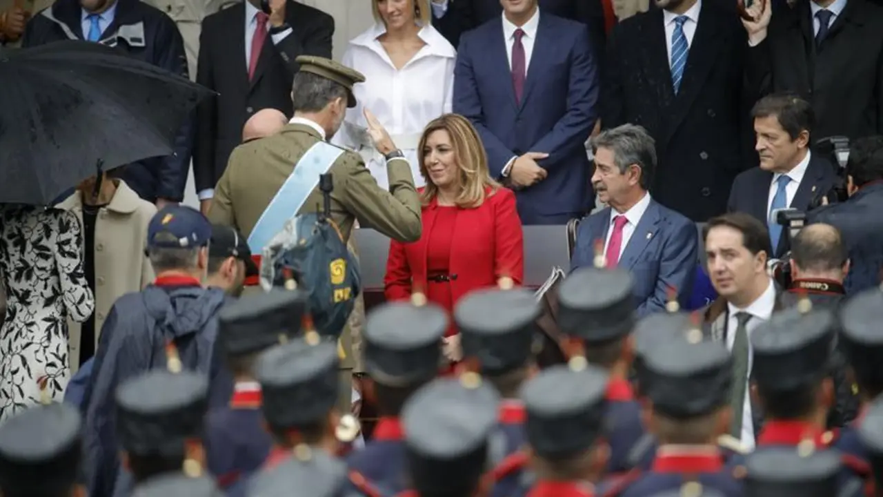 El Rey y D&iacute;az. - EFE