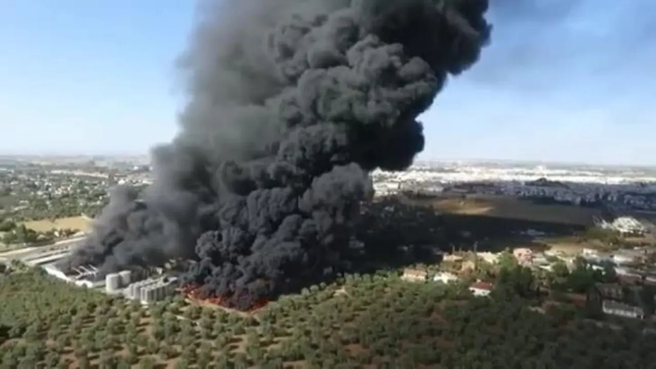 Incendio en Ybarra en julio - archivo