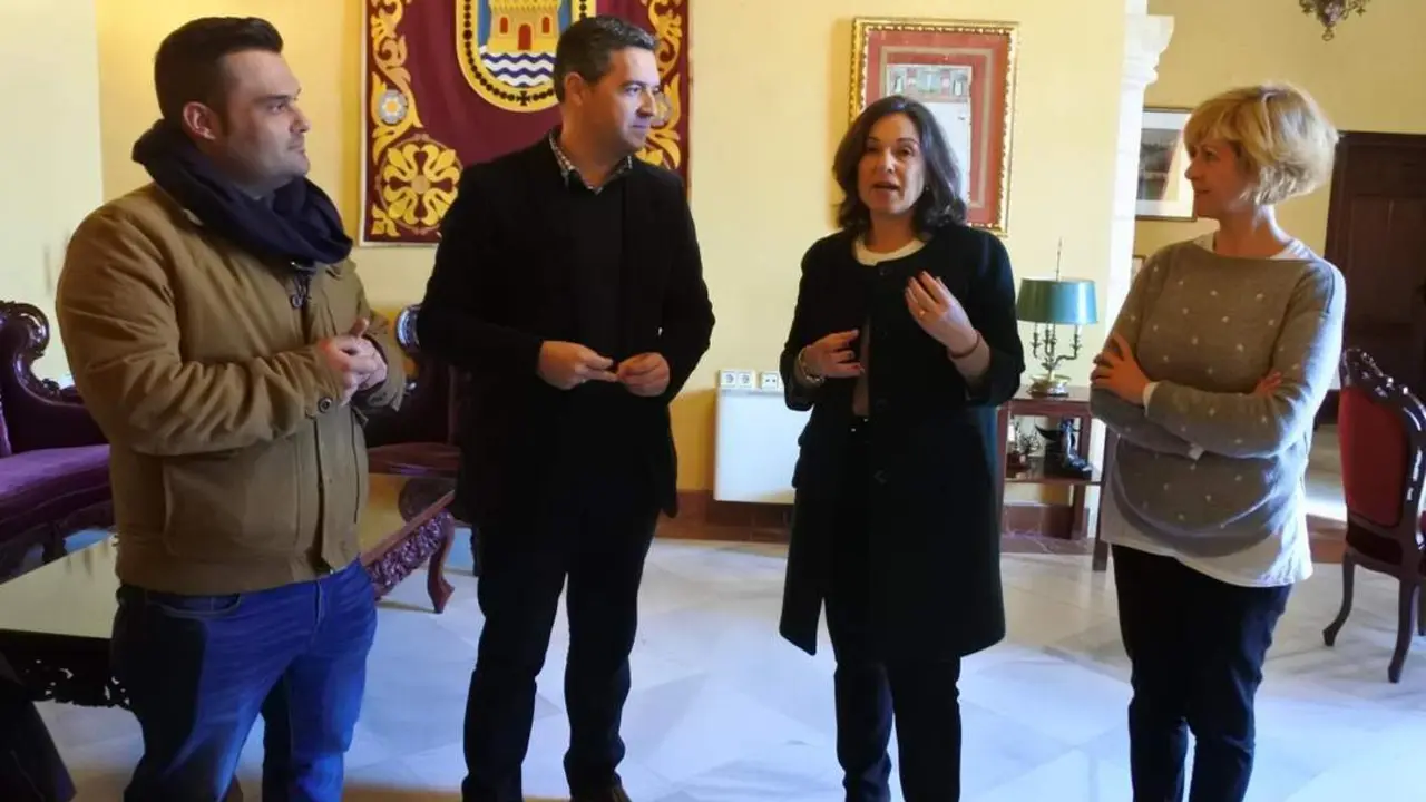 Visita de Maribel Peinado. - O. P.