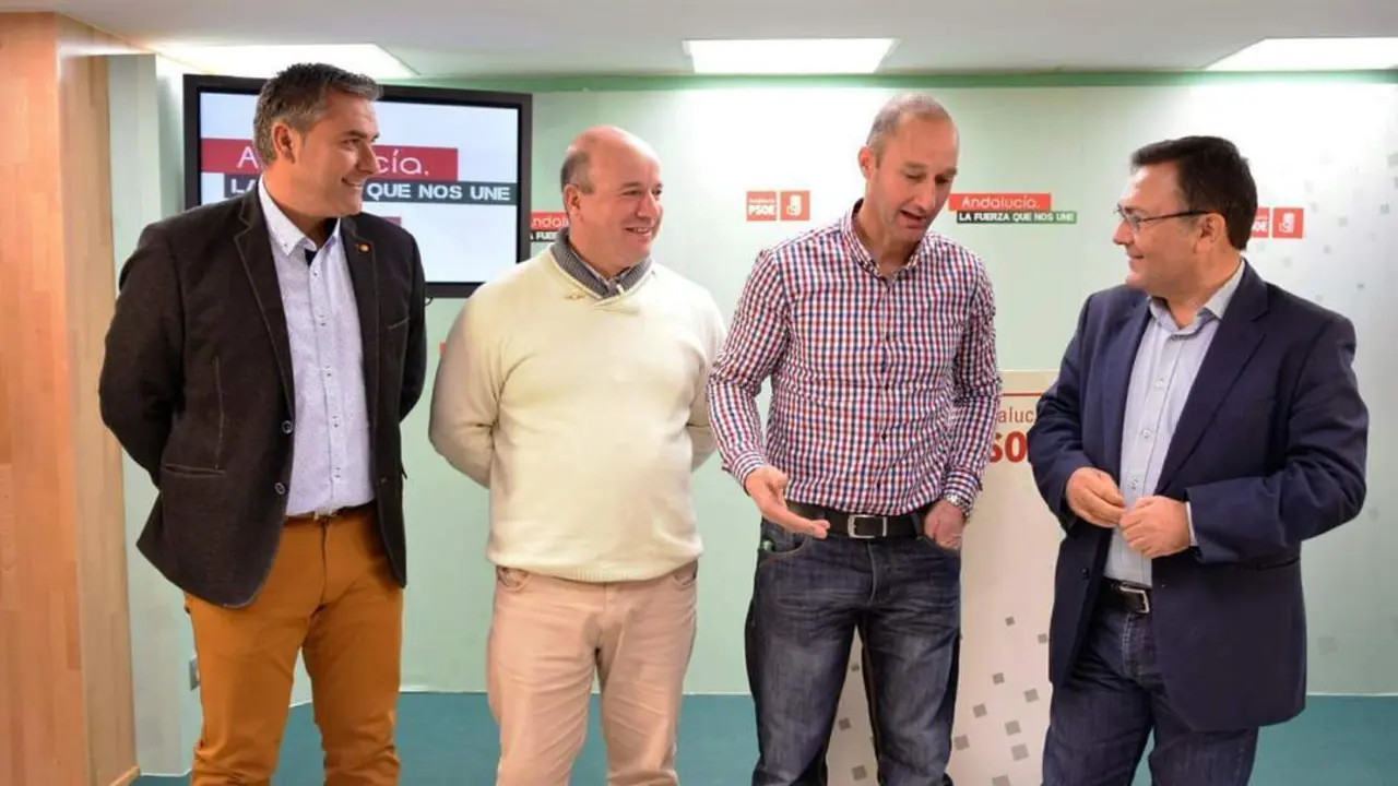 Heredia con miembros de COAG Andaluc&iacute;a - 