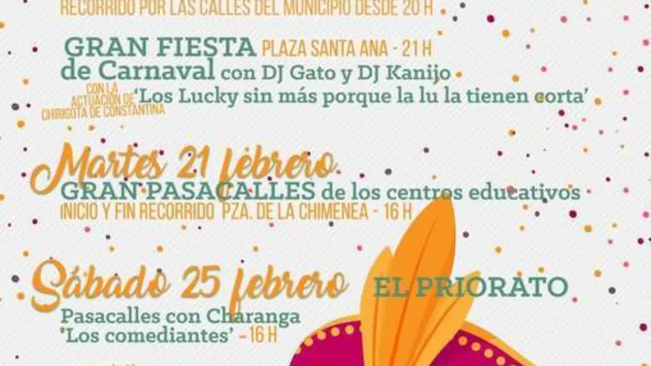 Cartel Carnaval 2017 Lora del R&iacute;o - 
