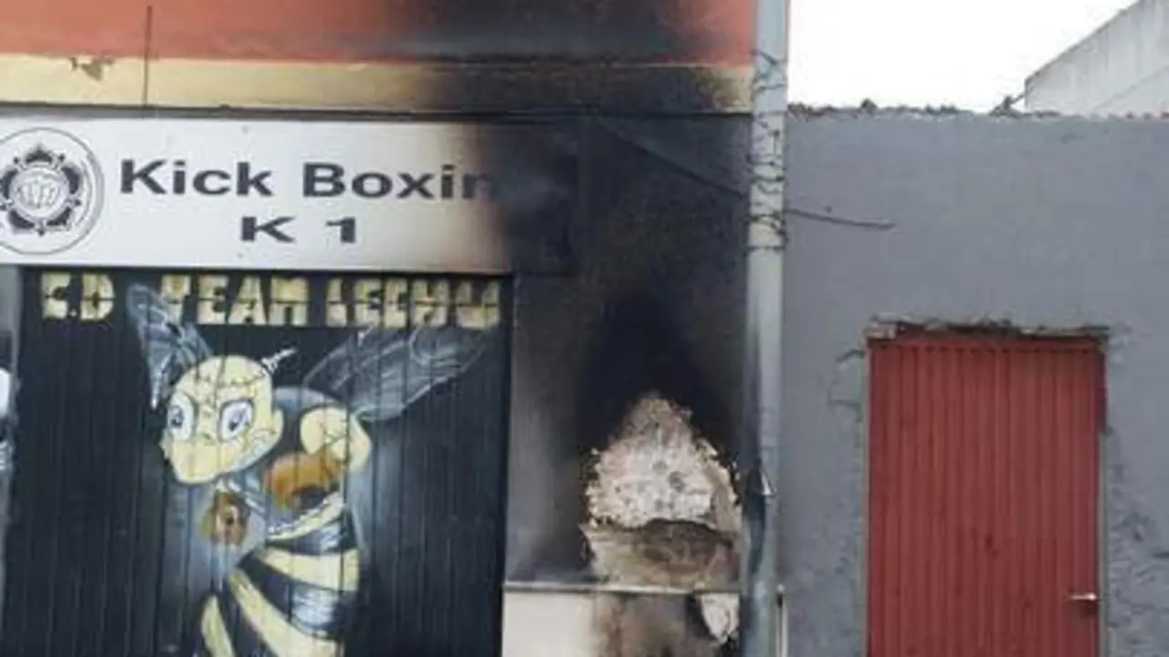 Los restos del incendio - 