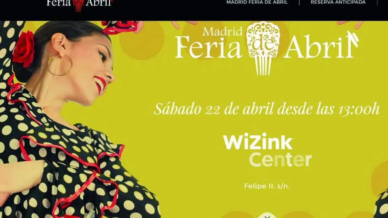 P&aacute;gina del evento - www.madridferiadeabril.es