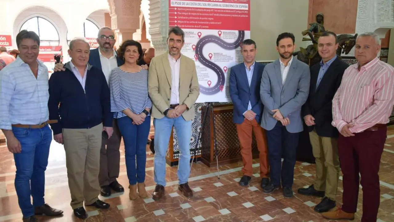 Alcaldes y secretarios generales del PSOE en la Costa del Sol, hoy en Benalm&aacute;dena - PSOE