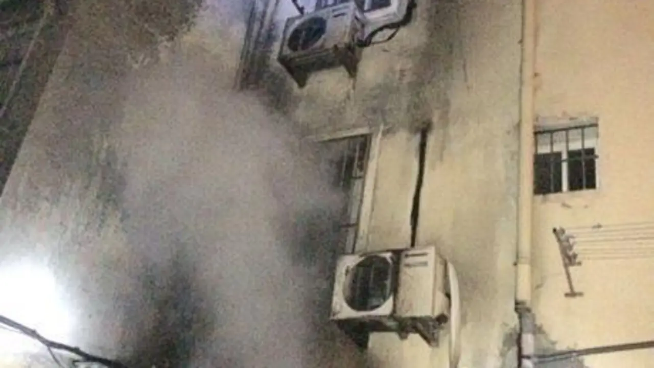detalle del humo del incendio - vm