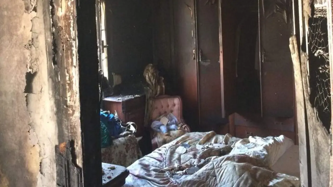 As&iacute; ha quedado el interior de la vivienda - VIVA M&Aacute;LAGA