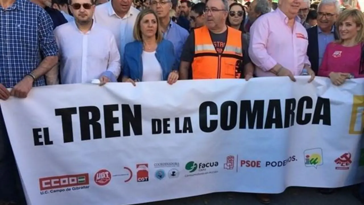 Irene Garc&iacute;a en la manifestaci&oacute;n.-A.I - 