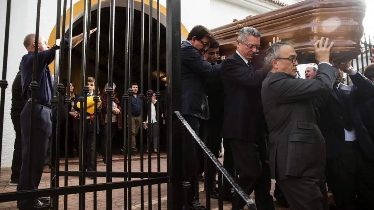 Imagen del funeral este s&aacute;bado - EFE/Jorge Zapata