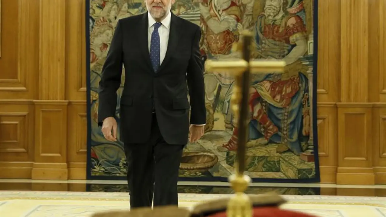 El rey y Rajoy. - EFE