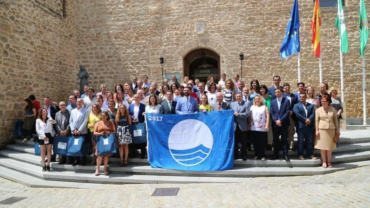 Acto entrega Banderas Azules. - Viva Rota
