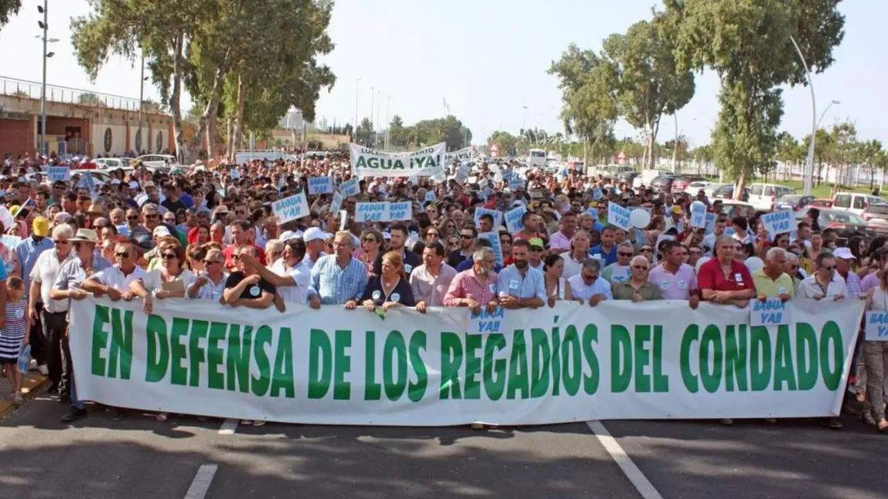 Manifestaci&oacute;n regantes - vh