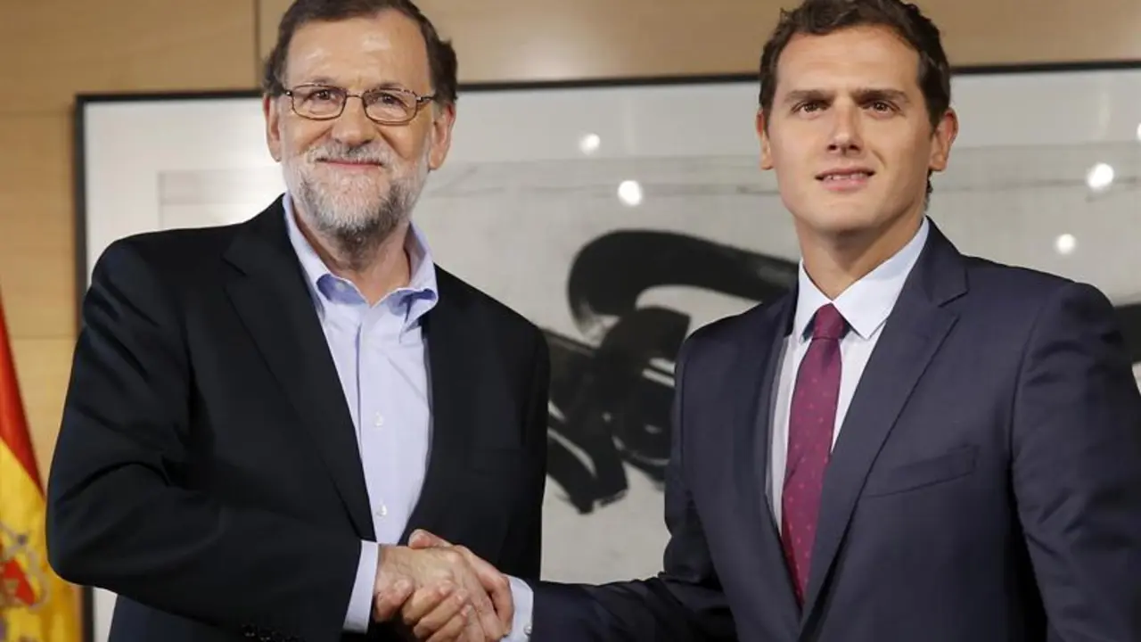 Rajoy y Rivera, este jueves - EFE