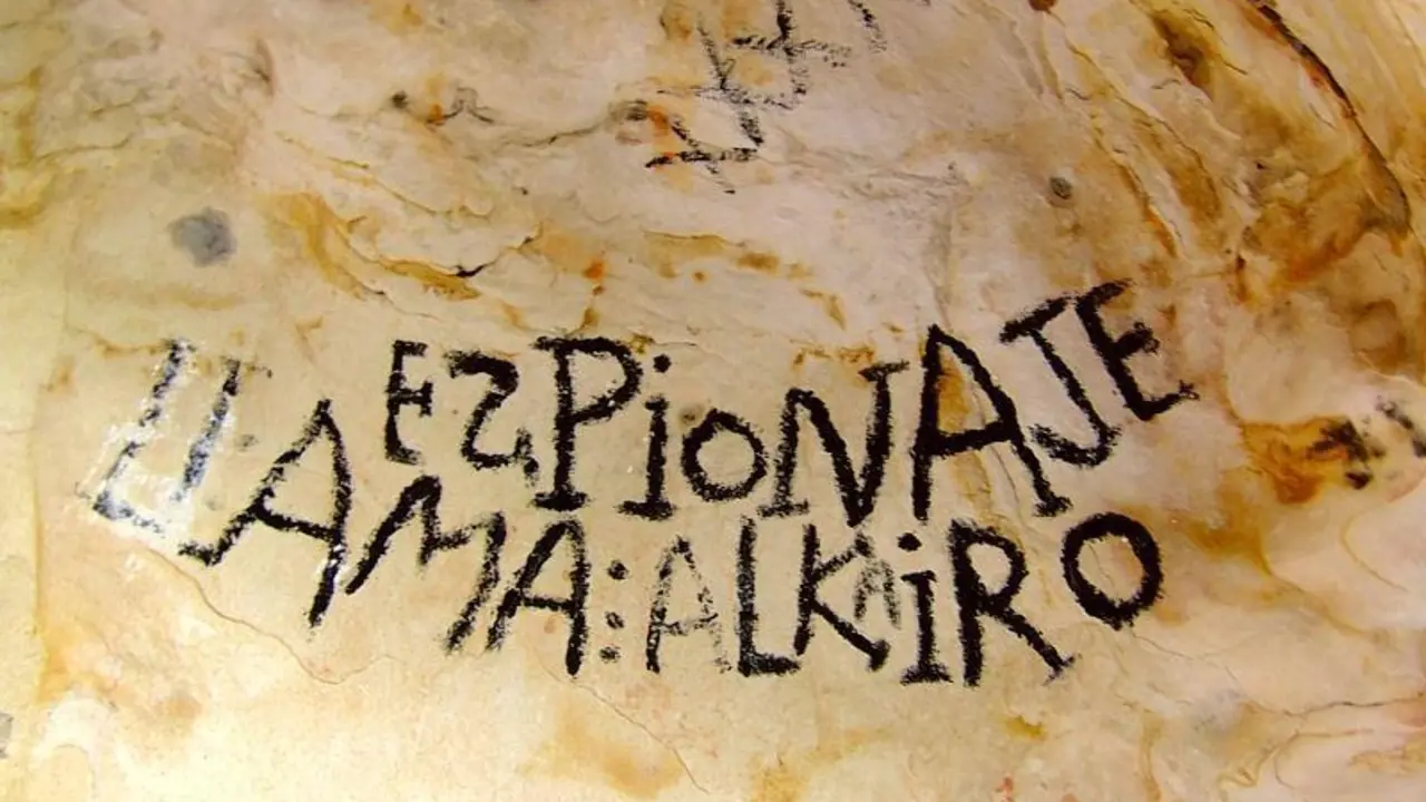 Pintadas sobre pinturas rupestres - A.I.