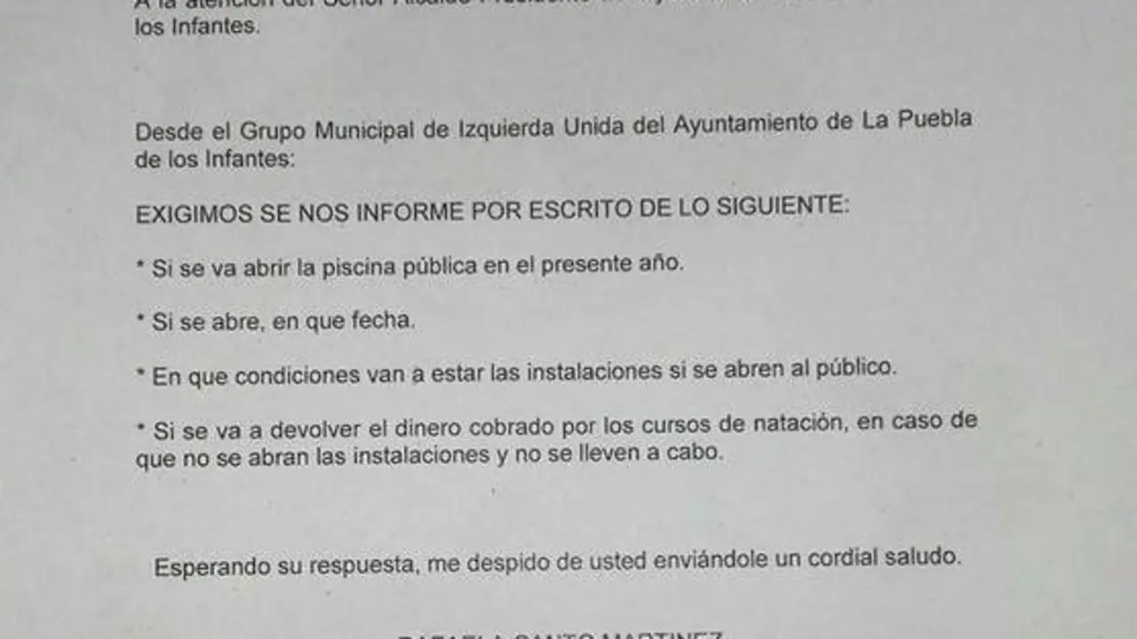  - IU La Puebla de los Infantes