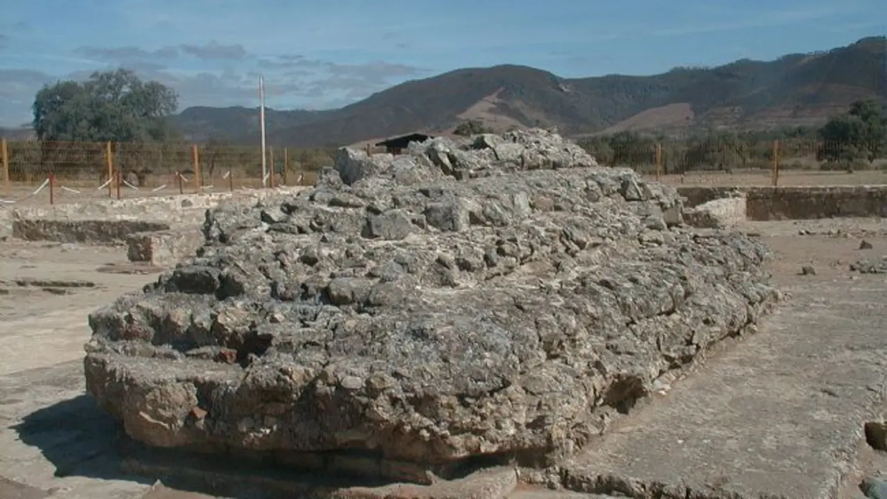 Una de las partes de los restos romanos. - 