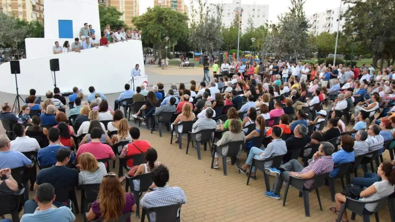 presentaci&oacute;n en el parque huelin - vm