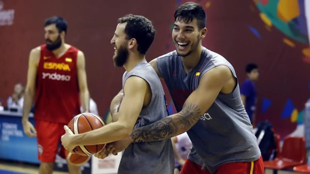 entrenamiento de espa&ntilde;a - efe