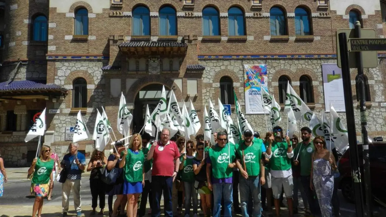 Imagen de archivo de una protesta - vm