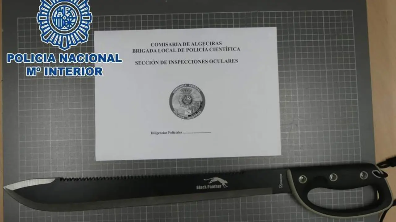 Machete intervenido - A.I.