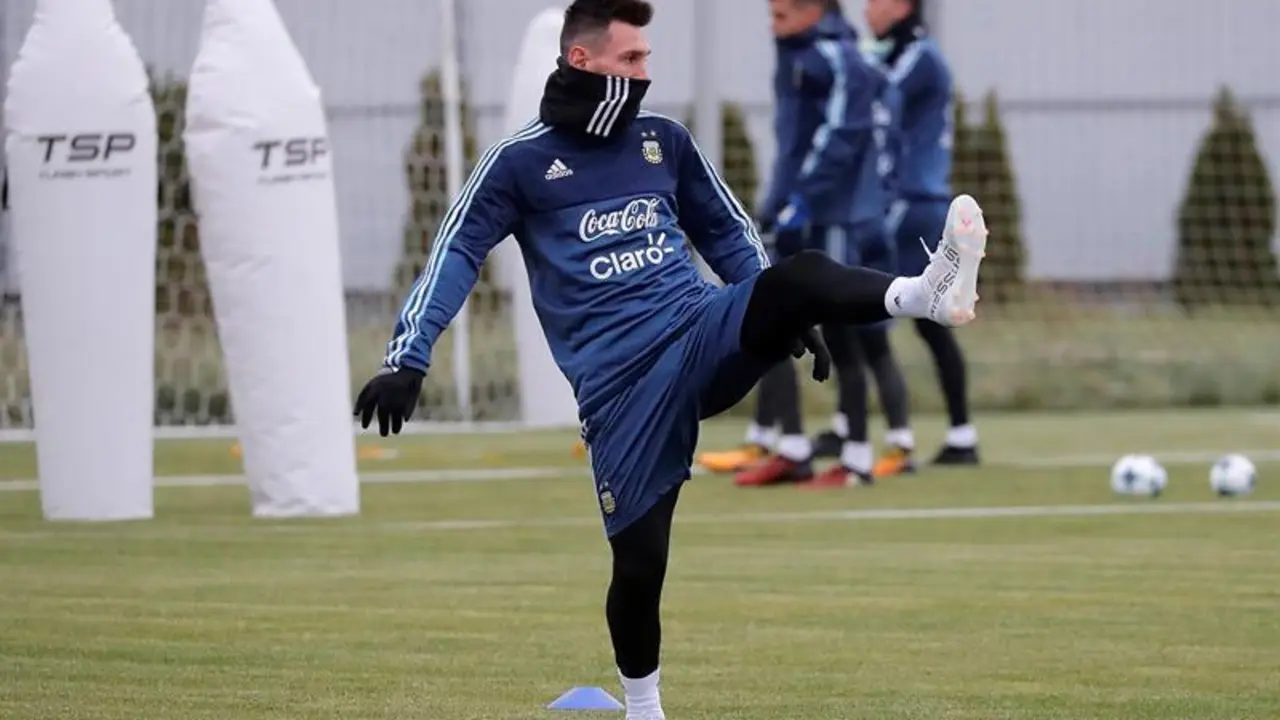 messi, con argentina - efe