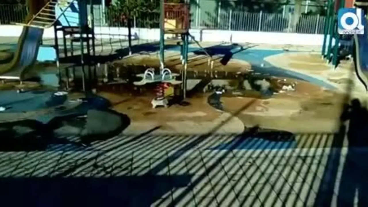Denuncian "dejadez" en el arreglo del parque infantil de Loreto