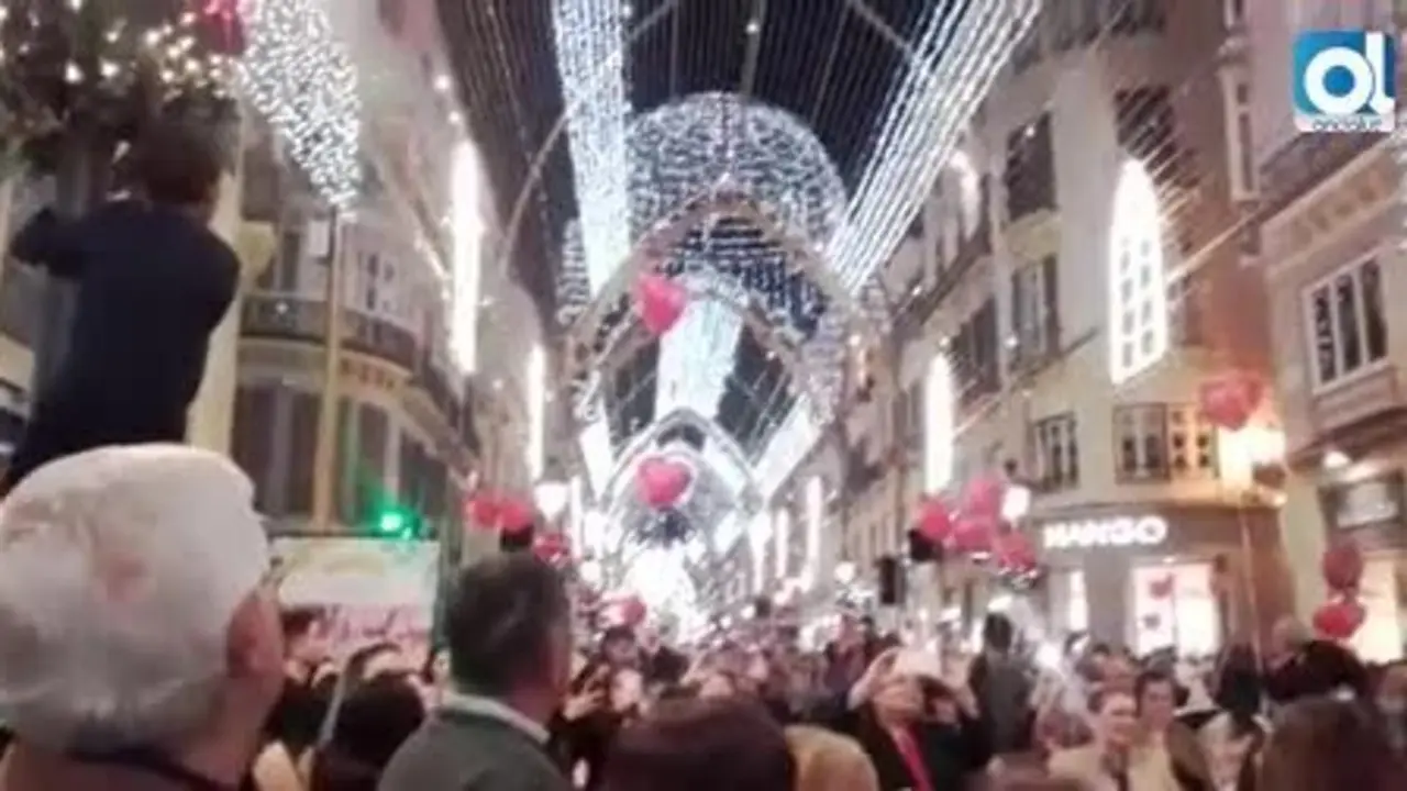 Una catedral de luz trae a M&aacute;laga la Navidad