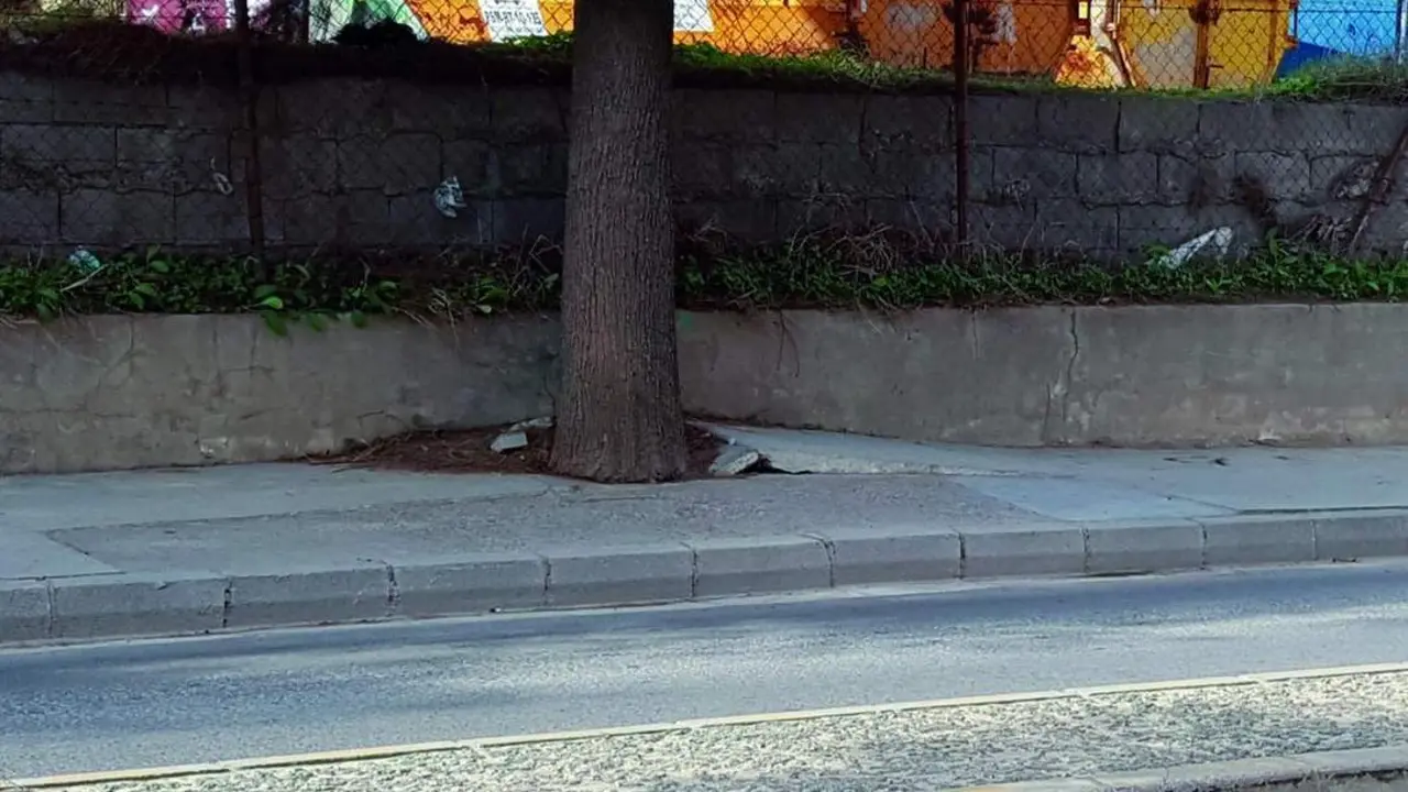 Los problemas en las aceras de la avenida de Valencia - B. G. S. 