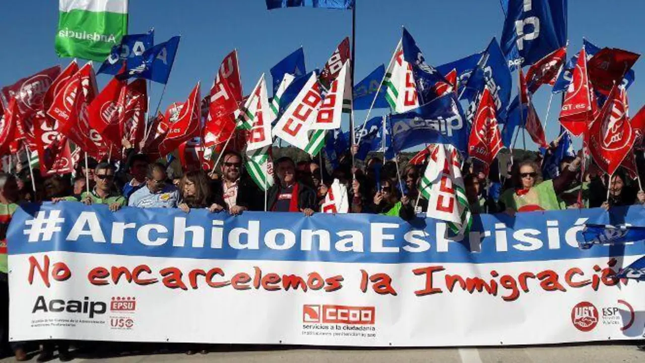 Protesta de los sindicatos - VM