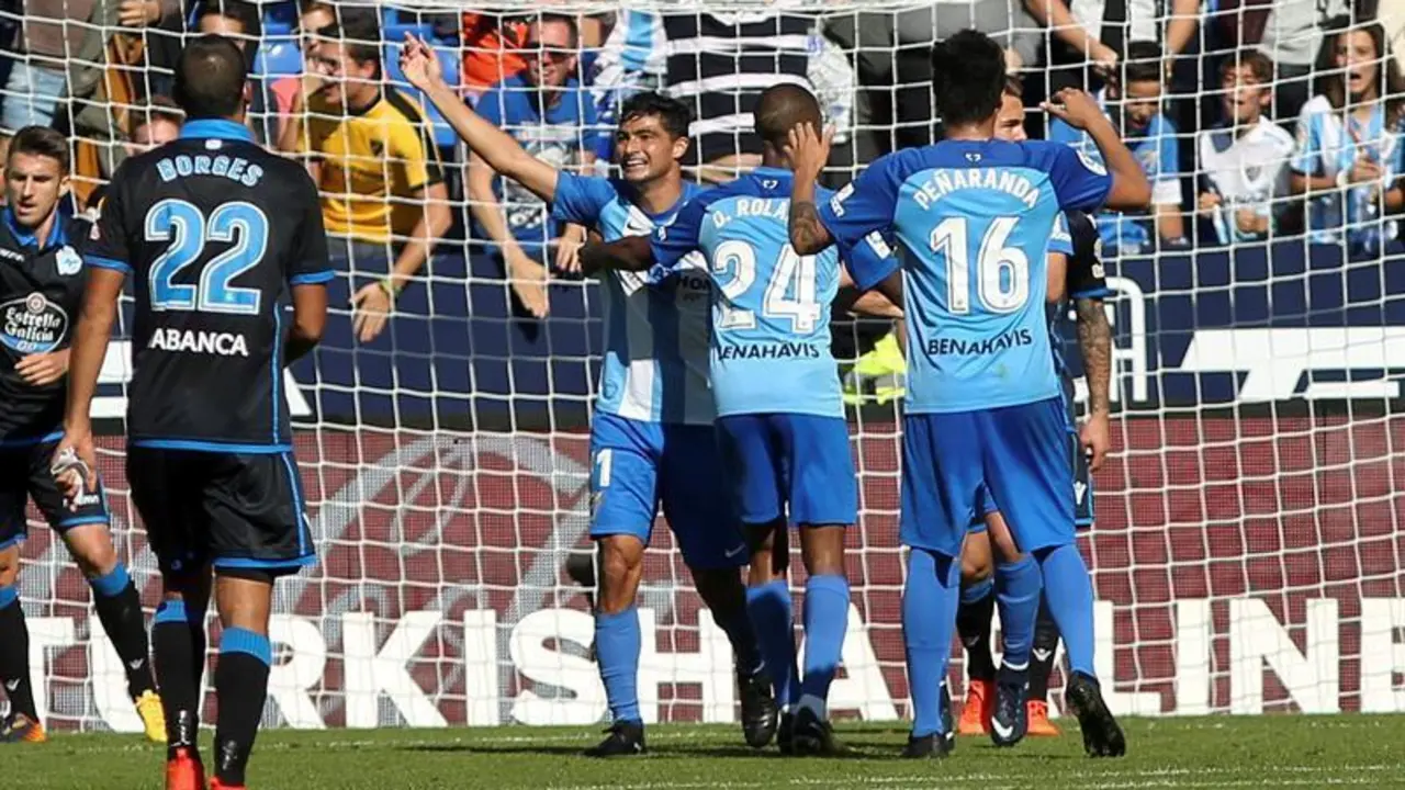 Partido del M&aacute;laga en su estadio - efe