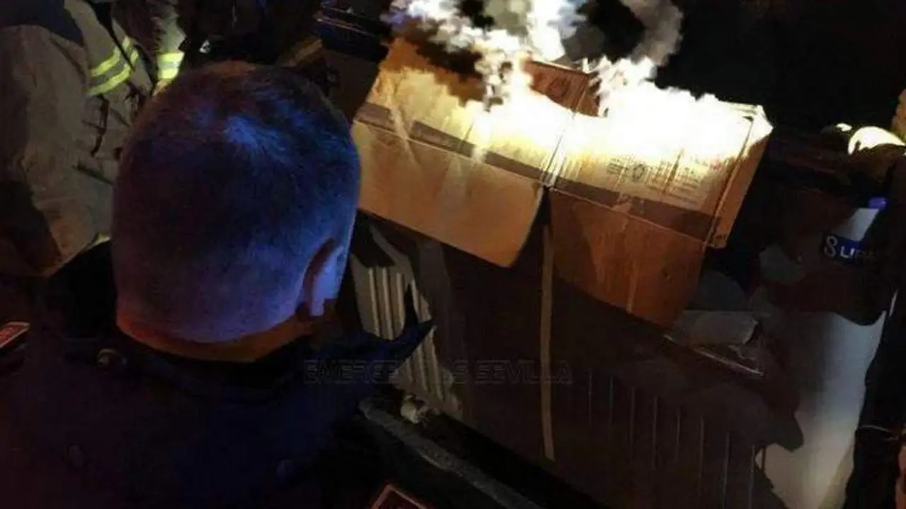 Hombre rescatado - Emergencias Sevilla