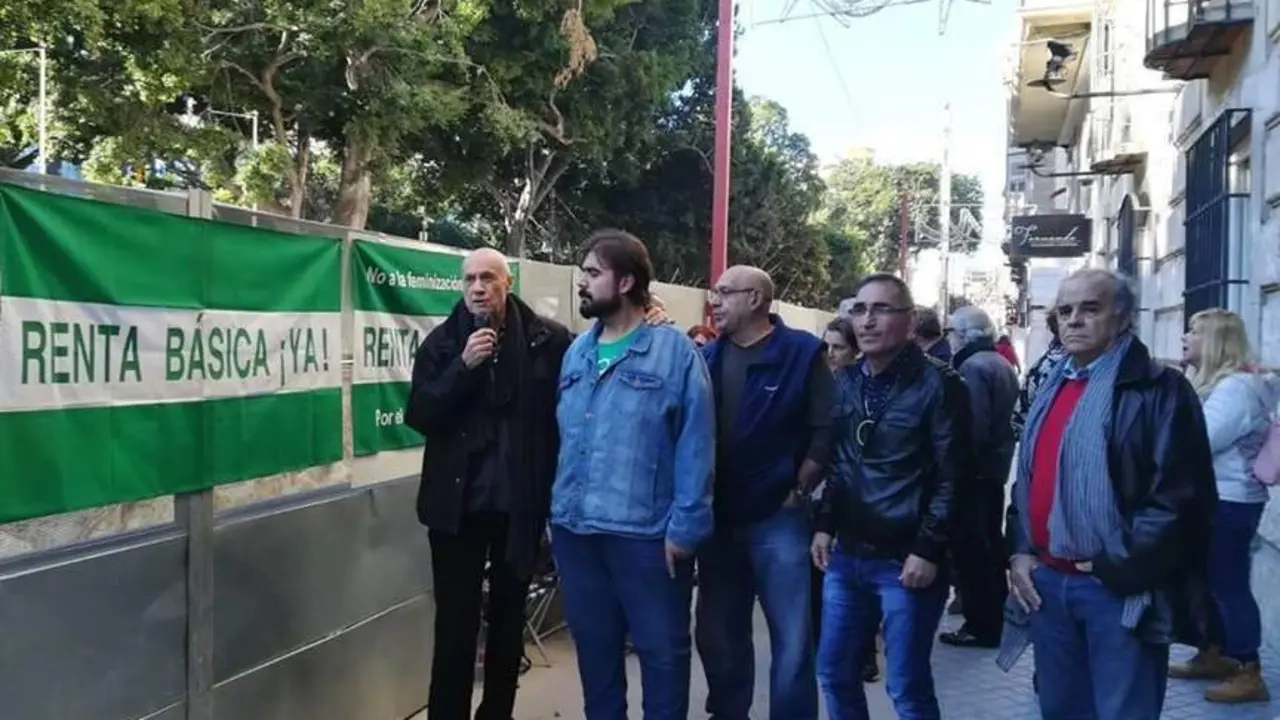 Pdotesta por la renta b&aacute;sica - vm
