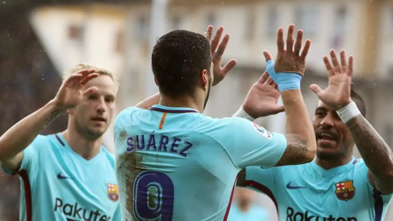 gol de luis su&aacute;rez - efe