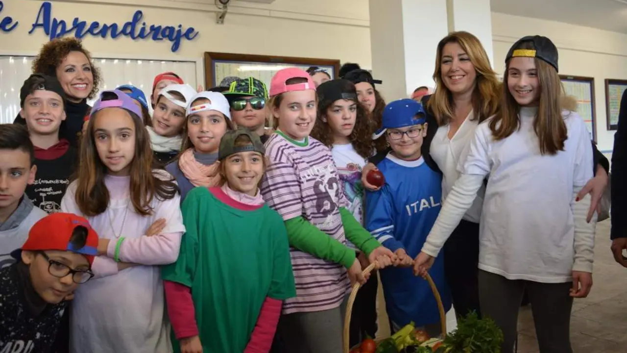 Susana D&iacute;az defiende los productos de La Algaida para una dieta sana