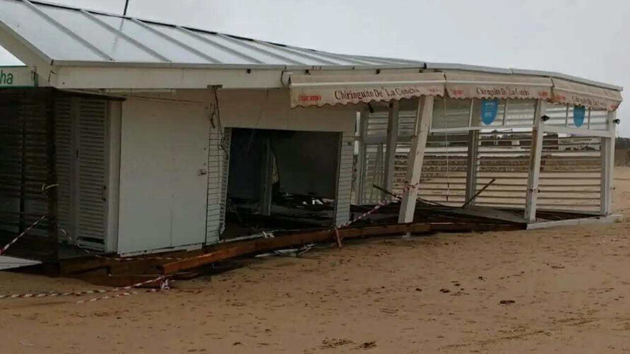 El temporal en El Puerto - Andaluc&iacute;a Informaci&oacute;n