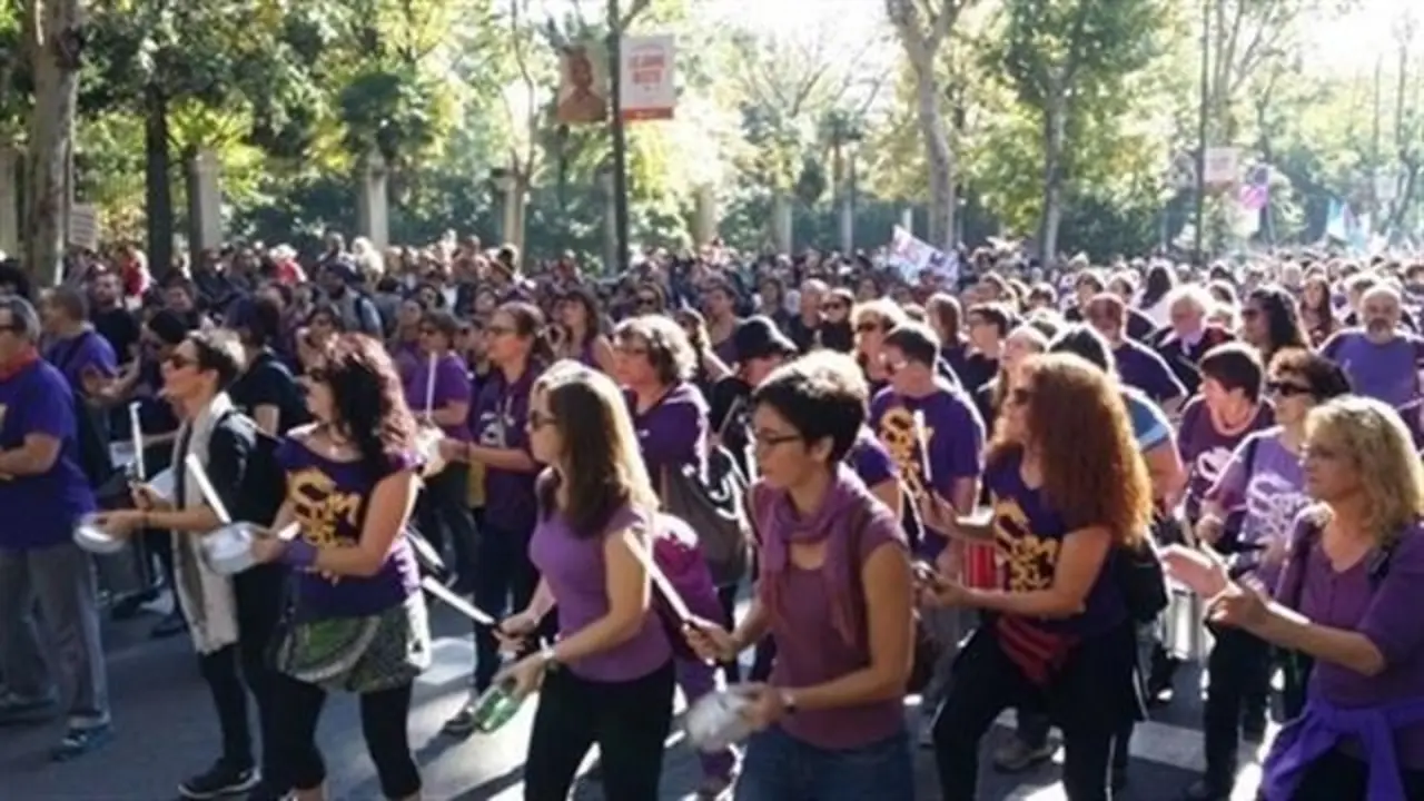 Huelga feminista. - VM