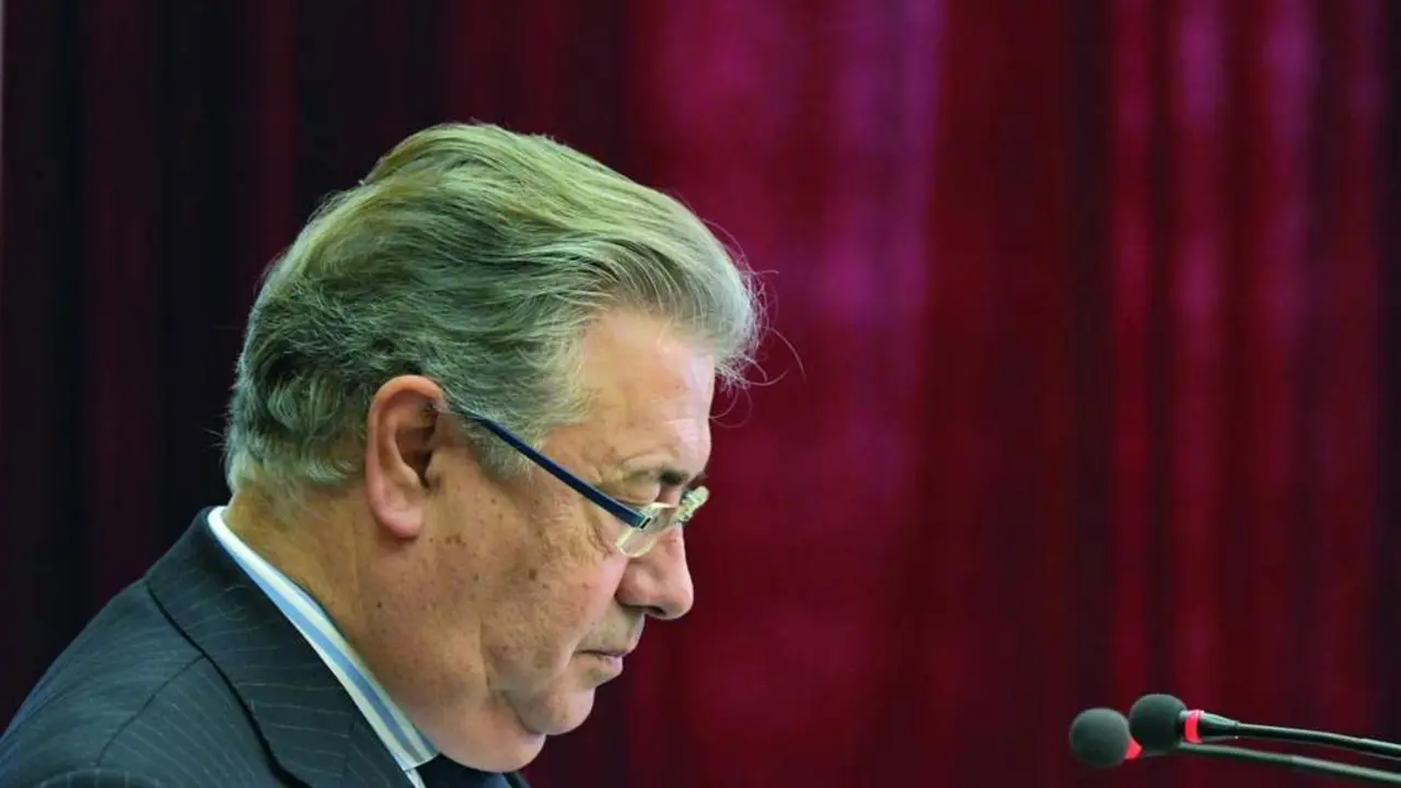 El ministro del Interior, Juan Ignacio Zoido, en Almer&iacute;a. - Efe