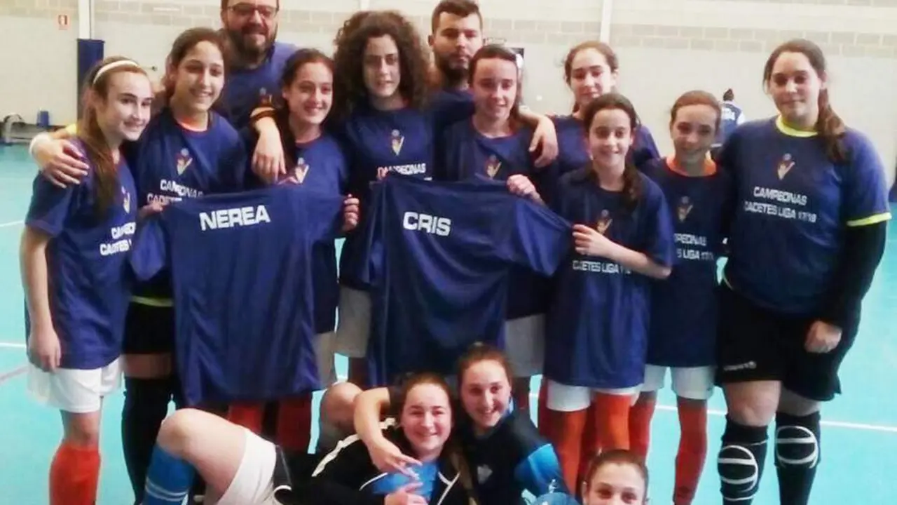 El equipo cadte femenino del Belc&oacute;n Luci Feri Fanum - A. I.
